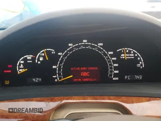 2004 Mercedes-Benz S 55 AMG with VIN WDBNG74J04A407814, listed as a Copart auction lot 47820895 with 57,096 mi miles and Salvage Title. Bid and sale history available at DreamBid. Image 9.