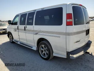 2007 Chevrolet Express Passenger z VIN 1GBFG15T471230597, wystawiony jako Copart lot #46646695 z przebiegiem 154 251 mil mil oraz Szkoda całkowita • Salvage title. Historia ofert i sprzedaży dostępna na DreamBid. Obrazek 2.