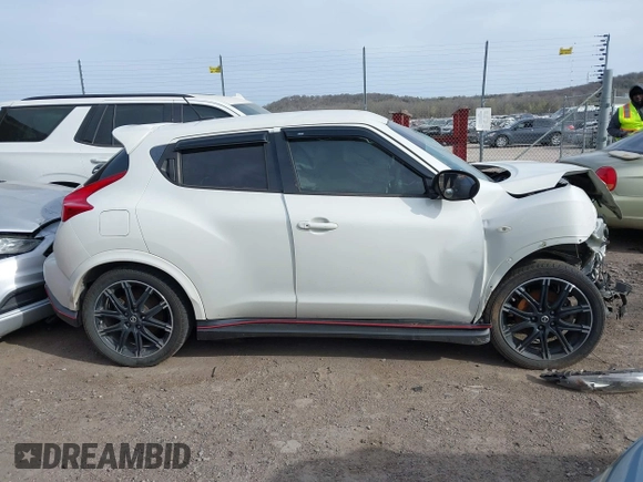 2014 Nissan Juke Nismo with VIN JN8AF5MV2ET365893, listed as a IAAI auction lot 41743612 with Not provided miles and . Bid and sale history available at DreamBid. Image 13.