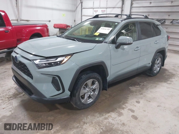 2023 Toyota RAV4 Hybrid XLE with VIN JTMRWRFV2PD572736, listed as a IAAI auction lot 41836740 with 29,519 mi miles. Bid and sale history available at carsss.com. Image 2.