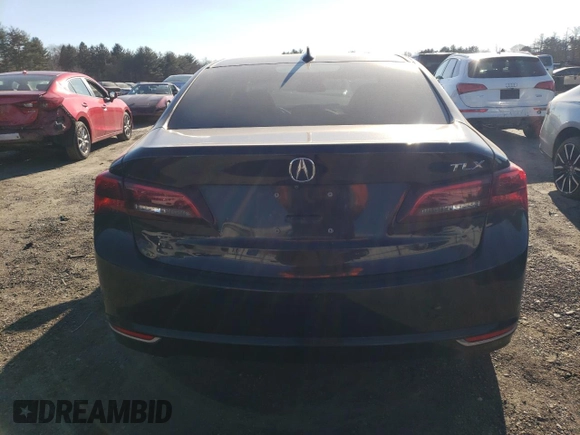 2016 Acura TLX V6 with VIN 19UUB2F31GA008235, listed as a Copart auction lot 46113275 with Not Provided miles and Salvage Title. Bid and sale history available at carsss.com. Image 6.