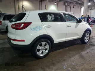 2012 Kia Sportage LX with VIN KNDPBCA23C7315509, listed as a Copart auction lot 46448035 with 203,127 mi miles and Clean Title. Bid and sale history available at DreamBid. Image 3.