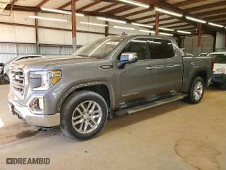 2022 GMC Sierra 1500 Limited SLT with VIN 1GTU9DET8NZ192191, listed as a Copart auction lot 46782145 with 0 mi miles and Salvage Title. Bid and sale history available at carsss.com. Image 1.