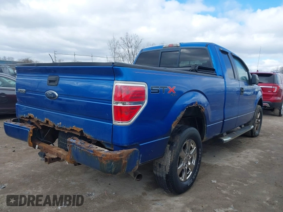 2009 Ford F-150 STX with VIN 1FTRX14WX9FB42387, listed as a IAAI auction lot 41972784 with 212,781 mi miles. Bid and sale history available at carsss.com. Image 4.
