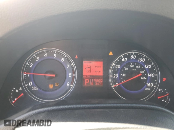 2007 Infiniti G35 Journey with VIN JNKBV61EX7M715361, listed as a Copart auction lot 68190604 with 176,632 mi miles and Salvage Title. Bid and sale history available at DreamBid. Image 9.