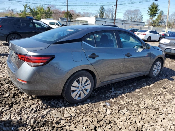 2024 Nissan Sentra S with VIN 3N1AB8BV3RY219613, listed as a Copart auction lot 51243755 with 25,113 mi miles and Salvage Title. Bid and sale history available at carsss.com. Image 3.
