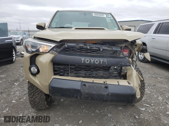 2016 Toyota 4Runner Limited with VIN JTEBU5JR5G5294673, listed as a Copart auction lot 50868695 with 142,527 mi miles and Salvage Title. Bid and sale history available at DreamBid. Image 5.