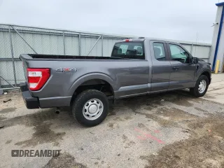 2021 Ford F-150 XL with VIN 1FTFX1E5XMKE06023, listed as a Copart auction lot 62383545 with 96,481 mi miles and Clean title. Bid and sale history available at DreamBid. Image 3.