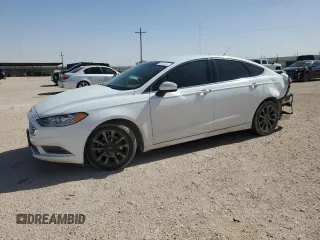 2017 Ford Fusion SE with VIN 3FA6P0H74HR163002, listed as a Copart auction lot 55080005 with 145,006 mi miles and Salvage title. Bid and sale history available at DreamBid. Image 1.