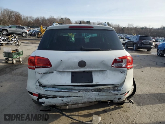 2013 Volkswagen Touareg Lux with VIN WVGEF9BP5DD000427, listed as a Copart auction lot 82340364 with Not Provided miles and Salvage Title. Bid and sale history available at DreamBid. Image 6.