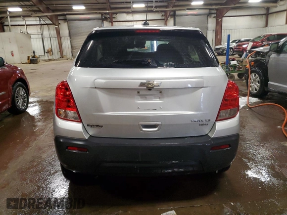 2016 Chevrolet Trax LS with VIN 3GNCJNSB9GL202524, listed as a Copart auction lot 45975465 with 118,156 mi miles and Clean Title. Bid and sale history available at carsss.com. Image 6.