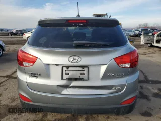 2011 Hyundai Tucson Limited with VIN KM8JUCAC1BU204459, listed as a Copart auction lot 46502895 with 110,654 mi miles and Salvage Title. Bid and sale history available at DreamBid. Image 6.