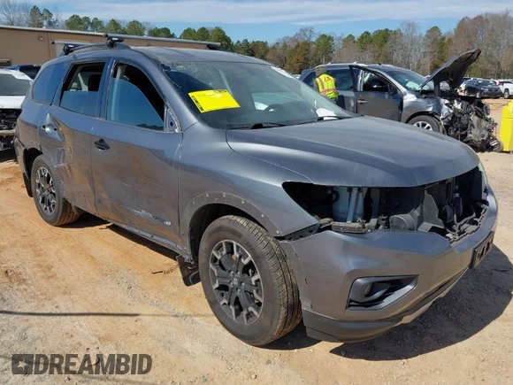 2019 Nissan Pathfinder S with VIN 5N1DR2MM3KC623917, listed as a IAAI auction lot 41661193 with 92,345 mi miles and . Bid and sale history available at DreamBid. Image 1.