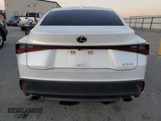 2023 Lexus IS 300 with VIN JTHDA1D28P5127557, listed as a Copart auction lot 88539325 with Not provided miles and Salvage title. Bid and sale history available at DreamBid. Image 6.