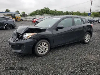 2013 Mazda 3 i Touring with VIN JM1BL1L88D1712859, listed as a Copart auction lot 60360255 with 124,328 mi miles and Salvage title. Bid and sale history available at DreamBid. Image 1.
