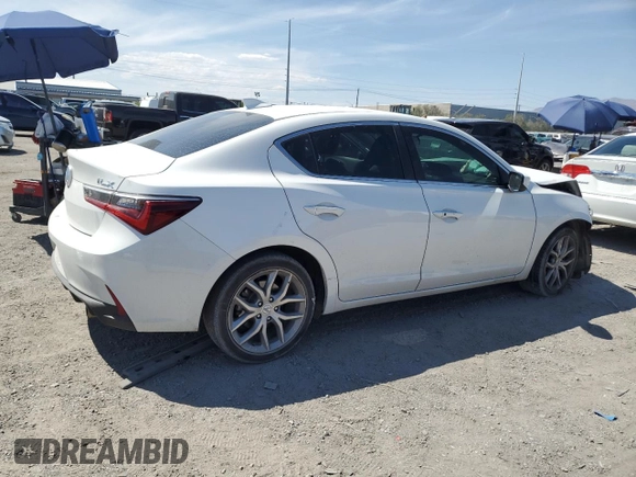 2019 Acura ILX with VIN 19UDE2F31KA011233, listed as a Copart auction lot 54358455 with Not provided miles and Salvage title. Bid and sale history available at DreamBid. Image 3.