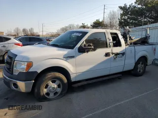 2012 Ford F-150 XL with VIN 1FTFX1CFXDFA22988, listed as a Copart auction lot 48947095 with 247,156 mi miles and Clean Title. Bid and sale history available at carsss.com. Image 1.