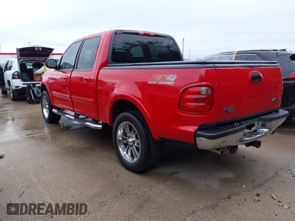 2003 Ford F-150 XLT with VIN 1FTRW08L63KA75640, listed as a IAAI auction lot 41952912 with 1 mi miles. Bid and sale history available at carsss.com. Image 3.