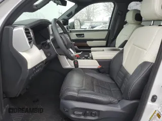 2023 Toyota Sequoia SR5 with VIN 7SVAAABAXPX007350, listed as a Copart auction lot 44490015 with 23,827 mi miles and Salvage Title. Bid and sale history available at carsss.com. Image 7.
