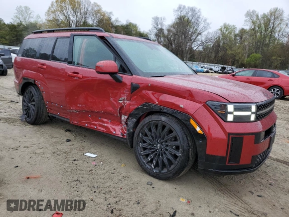 2024 Hyundai Santa Fe Calligraphy with VIN 5NMP5DGL8RH058183, listed as a Copart auction lot 52681545 with 3,451 mi miles and Salvage title. Bid and sale history available at DreamBid. Image 4.