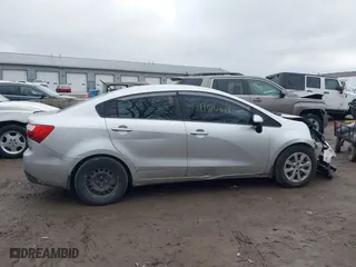 2015 Kia Rio LX with VIN KNADM4A39F6452036, listed as a IAAI auction lot 41516879 with 95,775 mi miles. Bid and sale history available at carsss.com. Image 14.