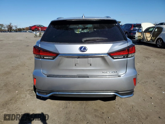 2022 Lexus RX with VIN JTJJGKFA9N2028481, listed as a Copart auction lot 80455704 with 45,712 mi miles and Salvage Title. Bid and sale history available at carsss.com. Image 6.