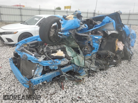 2014 Ford Mustang GT with VIN 1ZVBP8CF7E5214624, listed as a Copart auction lot 59278035 with Not provided miles and Salvage title. Bid and sale history available at DreamBid. Image 1.