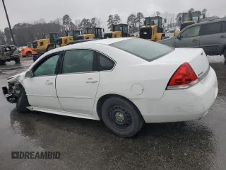 2011 Chevrolet Impala Police Police with VIN 2G1WD5EM3B1291407, listed as a Copart auction lot 44834575 with 0 mi miles and Salvage Title. Bid and sale history available at carsss.com. Image 2.