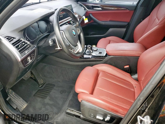 2022 BMW X3 sDrive30i with VIN 5UX43DP0XN9K72210, listed as a Copart auction lot 51233045 with 65,858 mi miles and Salvage Title. Bid and sale history available at DreamBid. Image 7.