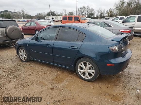 2007 Mazda 3 s Sport with VIN JM1BK323971762923, listed as a Copart auction lot 45624225 with 92,184 mi miles and Salvage Title. Bid and sale history available at carsss.com. Image 2.