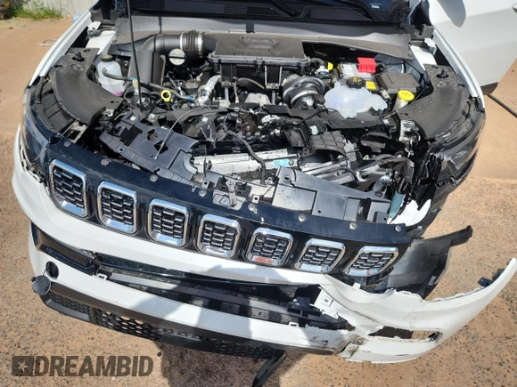 2025 Jeep Compass Limited with VIN 3C4NJDCN8ST594716, listed as a Copart auction lot 64722335 with 862 mi miles and Clean title. Bid and sale history available at DreamBid. Image 12.