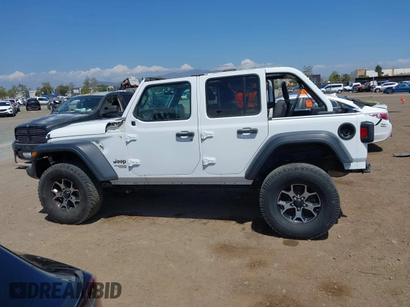 2018 Jeep Wrangler Unlimited Sport S z VIN 1C4HJXDG6JW210973, wystawiony jako IAAI lot #42154094 z przebiegiem 116 620 mil mil oraz . Historia ofert i sprzedaży dostępna na DreamBid. Obrazek 14.