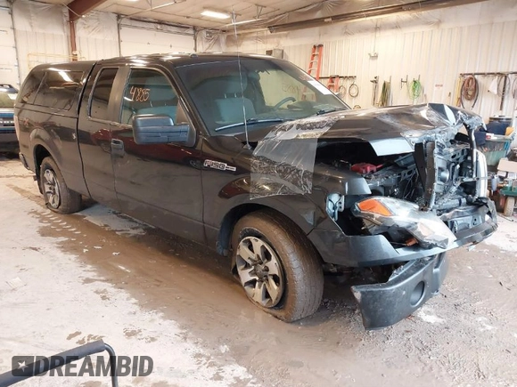 2014 Ford F-150 XL with VIN 1FTFX1EF6EFA91515, listed as a IAAI auction lot 41684885 with 164,052 mi miles. Bid and sale history available at carsss.com. Image 1.