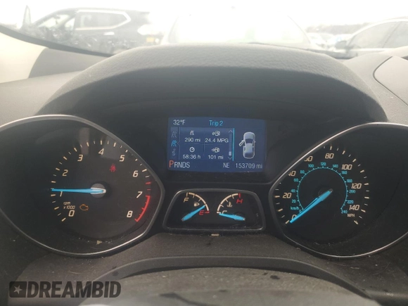 2014 Ford Escape S with VIN 1FMCU0F73EUB30033, listed as a Copart auction lot 42725395 with 153,709 mi miles and Salvage Title. Bid and sale history available at carsss.com. Image 9.