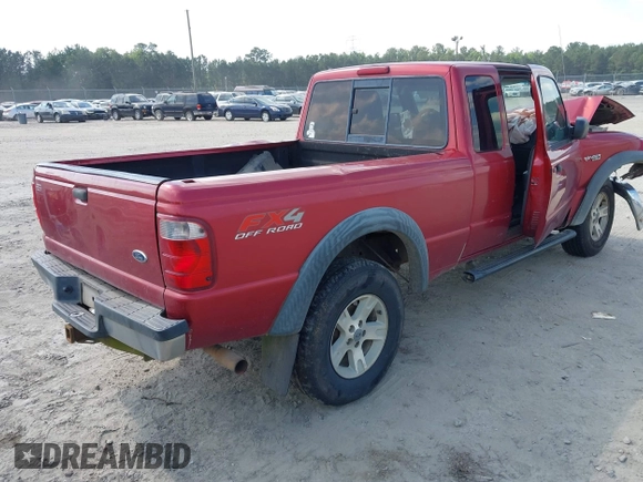 2004 Ford Ranger XL Fleet with VIN 1FTZR45EX4TA05462, listed as a IAAI auction lot 42276688 with 216,119 mi miles and . Bid and sale history available at DreamBid. Image 4.