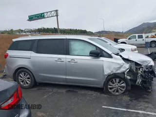 2016 Kia Sedona LX with VIN KNDMB5C13G6212492, listed as a IAAI auction lot 41793029 with 99,176 mi miles. Bid and sale history available at carsss.com. Image 12.