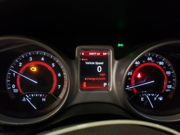 2017 Dodge Journey Crossroad Plus with VIN 3C4PDDGG9HT706315, listed as a Copart auction lot 58786765 with 34,677 mi miles and Salvage title. Bid and sale history available at DreamBid. Image 9.
