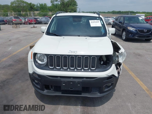 2018 Jeep Renegade Latitude with VIN ZACCJABB9JPJ05479, listed as a IAAI auction lot 42491849 with 86,000 mi miles and . Bid and sale history available at DreamBid. Image 6.