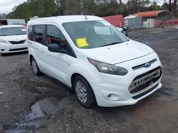 2015 Ford Transit Connect Wagon XLT with VIN NM0AE8F7XF1219105, listed as a IAAI auction lot 41237462 with 135,209 mi miles. Bid and sale history available at carsss.com. Image 1.