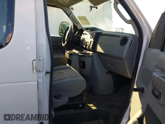 2012 Ford Econoline Cargo Commercial with VIN 1FTNE1EW1CDA97975, listed as a IAAI auction lot 41552574 with 54,665 mi miles and . Bid and sale history available at DreamBid. Image 5.