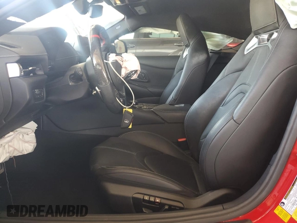 2023 Toyota Supra 3.0 with VIN WZ1DB0G05PW059555, listed as a Copart auction lot 58417825 with 20,026 mi miles and Salvage title. Bid and sale history available at DreamBid. Image 7.