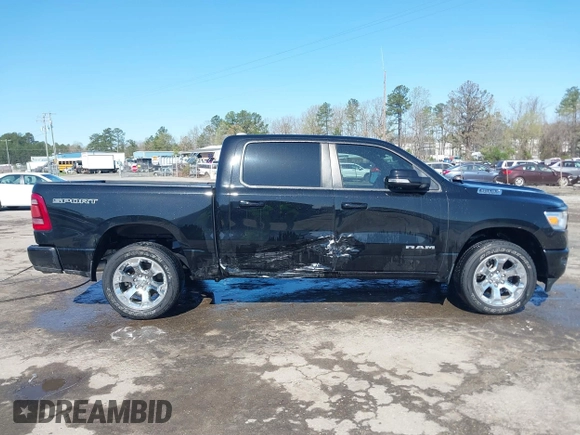 2020 Ram 1500 Big Horn with VIN 1C6SRFFT5LN179041, listed as a IAAI auction lot 41905201 with 50,130 mi miles. Bid and sale history available at carsss.com. Image 13.