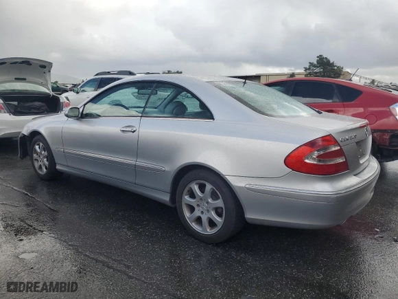 2004 Mercedes-Benz CLK-Class 3.2L with VIN WDBTJ65J04F096387, listed as a Copart auction lot 49657125 with 170,697 mi miles and Salvage Title. Bid and sale history available at carsss.com. Image 2.