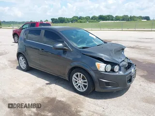 2015 Chevrolet Sonic LT with VIN 1G1JC6SB2F4173171, listed as a IAAI auction lot 42683819 with 120,491 mi miles and . Bid and sale history available at DreamBid. Image 1.