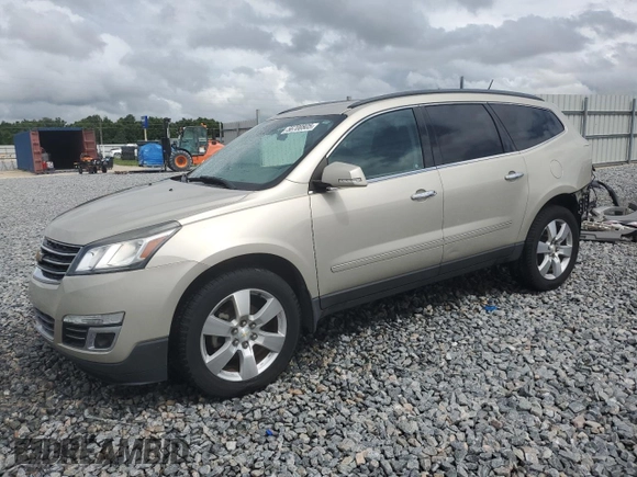 2015 Chevrolet Traverse LTZ z VIN 1GNKRJKD8FJ269524, wystawiony jako Copart lot #56700805 z przebiegiem 110 605 mil mil oraz Szkoda całkowita • Salvage title. Historia ofert i sprzedaży dostępna na DreamBid. Obrazek 1.