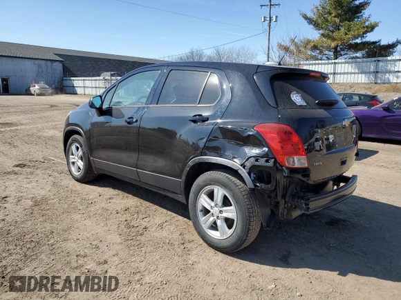 2020 Chevrolet Trax LS with VIN KL7CJKSB0LB090177, listed as a Copart auction lot 50794205 with 60,255 mi miles and Salvage Title. Bid and sale history available at carsss.com. Image 2.