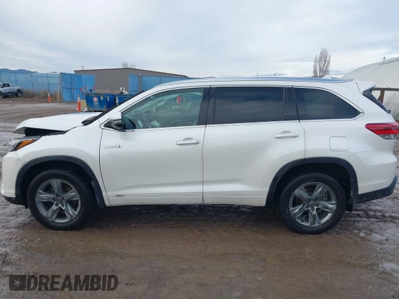 2018 Toyota Highlander Hybrid Limited with VIN 5TDDGRFH5JS047635, listed as a IAAI auction lot 41151301 with Not provided miles and . Bid and sale history available at DreamBid. Image 15.