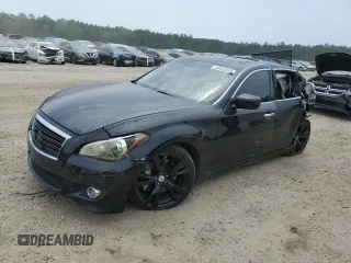 2011 Infiniti M with VIN JN1AY1AP6BM520488, listed as a Copart auction lot 58433533 with Not Provided miles and Salvage Title. Bid and sale history available at carsss.com. Image 1.