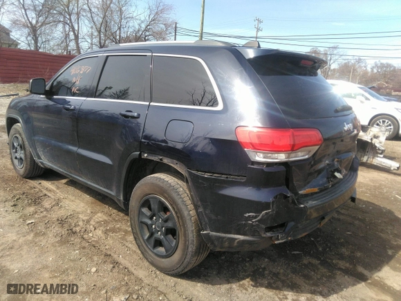 2014 Jeep Grand Cherokee Laredo with VIN 1C4RJEAG3EC393866, listed as a IAAI auction lot 41863877 with 134,977 mi miles. Bid and sale history available at carsss.com. Image 3.