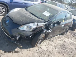 2014 Nissan LEAF SL with VIN 1N4AZ0CP8EC331536, listed as a IAAI auction lot 41909356 with 66,660 mi miles. Bid and sale history available at carsss.com. Image 17.